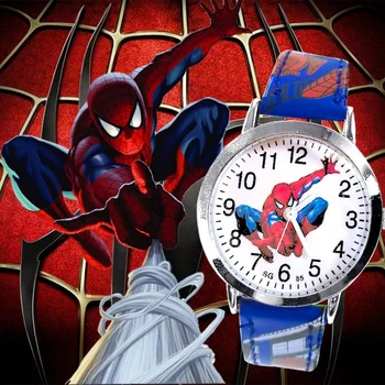 Spider man detské hodinky chlapec dievča karikatúra roztomilý zš chlapec dievča mš elektronické hodinky deti hodinky