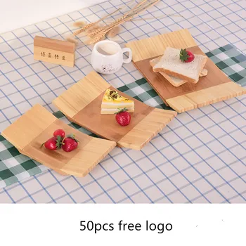 Japonsko Štýl Pevné Bamboo Sushi Stanice Dvojité Farby Hotel Zásobník na Kávu/Pohár Sushi Doska Studenej kuchyne Nástroje