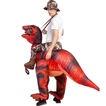 Velociraptor T-REX Maskot Nafukovacie Kostým Pre Dospelých Anime Cosplay Dinosaura Zvierat Darček k Narodeninám Pre Cosplay Party Disfraz