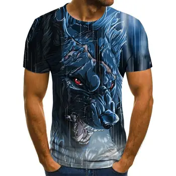 Letné Horúce Módne Predaj 3D Vytlačené T-Shirt Muži T-Tričko Krátky Rukáv Bežné Muži Móda Vysoko Kvalitné Oblečenie Krátke Rukáv Top