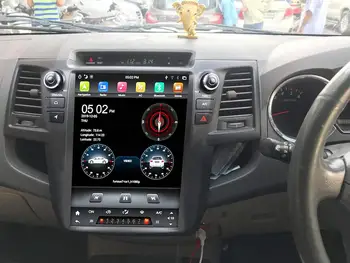 Pre Toyota HILUX Revo Vigo 2008-Tesla styel Android 9 Auta DVD Displej GPS Navigácie Rádio Stereo Multimediálne Palyer HeadUnit
