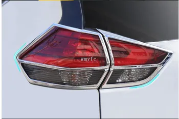 Na Nissan X-Trail XTrail T32/Rogue 2017 2018 2019 auto Zadné ostrohové zadné Svetlo lampy detektor rám stick chrome ABS kryt výbava 4pcs