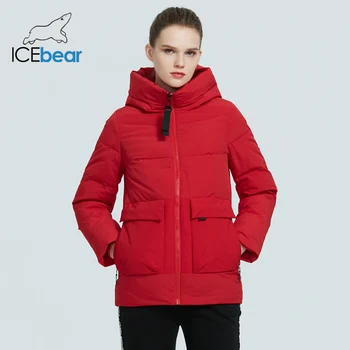 ICEbear 2020 jeseň a v zime novú značku dámy bundy s kapucňou dámy high-end bavlna vetrovka módne dámske kabát GWD20186D