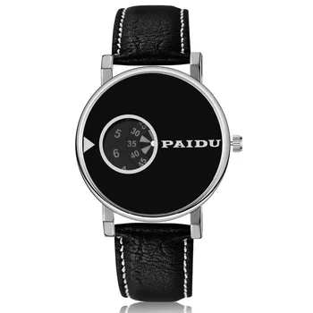 PAIDU Náramkové hodinky Špeciálny Dizajn Pu Kožené Elegantné Luxusné Muži Ženy Unisex Quartz hodinky Muž Hodiny vysokej kvality relojes