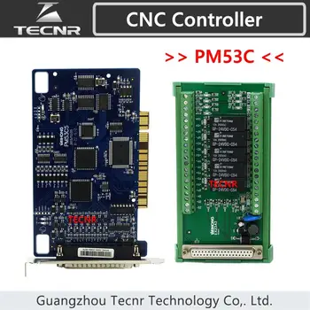 PM53C nc studio 3 os radič V8 kompatibilné weihong riadiaci systém pre cnc gravírovanie router stroj TECNR