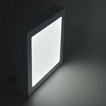 Non - stmievateľné 6W 12W 18W 24W Super Svetlé Námestie LED Stropné svietidlo Povrchovú montáž LED Panel dole Svetlá pre domáce osvetlenie