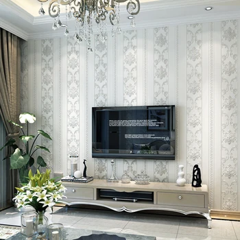Luxusné Jednoduché Európsky štýl 3d tapeta hlboko reliéfna netkaných tapiet, Spálňa, obývacia izba, TV joj, steny papier
