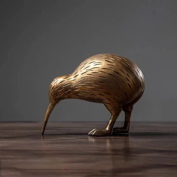 [Finančné plánovanie]American tvorivé wingless vták živice zvierat socha výzdoba domov obývacia izba izba dekorácie remeslá