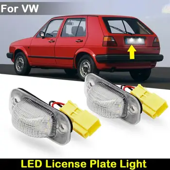 Pre VW Golf Jetta Seat Toledo Auto Zadné Biele LED špz Svetlo poznávacia Lampa