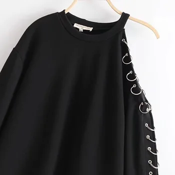 Mikina žena hoodies pre ženy punk gotický mikina oblečenie steampunk žena mikina ženy 2019 DD1478 S