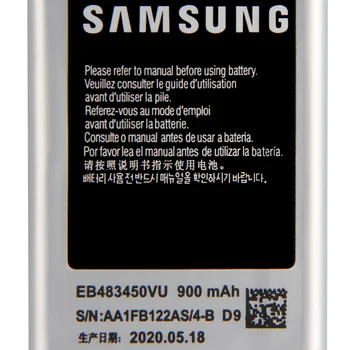 Samsung Originálne Batéria EB483450VU Pre C3630 C3230 C5350 C3752 GT-C3630 GT-C3630C GT-S5350 GT-C3230 GT-C3752 GT-C3528 900mAh