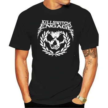 Móda bežné tričko Killswitch Engage Mens Lebky Znak Vytlačené Mužov Krátke Vtipné Bavlna