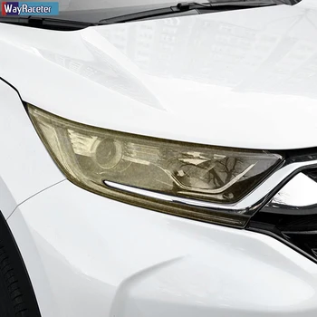 2 Ks Auto Svetlometu Ochranný Film Svetlomet Transparentné Čierna TPU Nálepka Pre Honda CR-V CRV 2017 2018 2019 2020 Príslušenstvo
