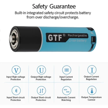 2020 NOVÉ GTF Magnetické Nabíjania 1,5 V aa batéria 2000 mAh 3000 mWh kapacity AA Nabíjateľné Batérie Magnetické Nabíjací Kábel
