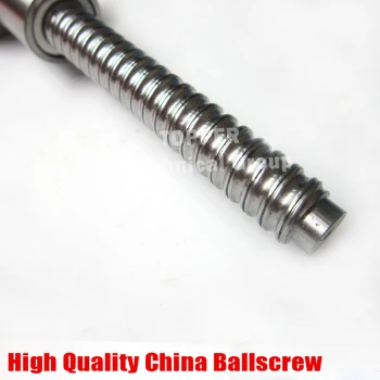 Guľôčkovej skrutky SFU1204 - L300mm+ 1pcs Ballscrew Ballnut pre CNC a BK/BF10 štandardné spracovanie