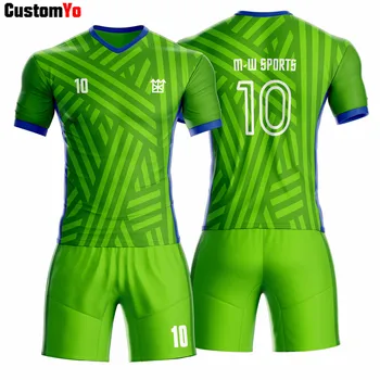 Polyester 2020 dres futbal Sublimačná Športové Oblečenie Futbal kit Mužov Futbalové dresy