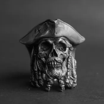 Nové pánske prehnané retro štýl krúžok Piráti z Karibiku Kapitán Punk krúžok lokomotíva strany šperky darček veľkoobchod