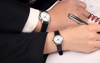 PANGCHI Značky Muži Ženy Vodotesné Hodinky Quartz náramkové hodinky Ležérne Módne Kože Pár Sledovať Relojes Montre Femme