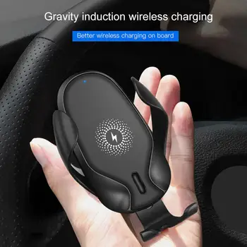 15W Nabíjačka Telefónu Prípojného Vozidla Rýchle QI Bezdrôtový Auto Gravity Upevňovaciu Rýchle Nabíjanie Držiak Pre IPhone Pro Pre Samsung S10 S9 S8
