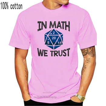 Muži t-shirt V Matematike Sme Dôvery tričko Ženy tričko
