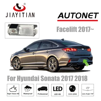 JiaYiTian Zadná kamera Pre Hyundai Sonata 2017 2018 2019 CCD, Nočné Videnie Záložný fotoaparát Parkovanie Pomoc špz fotoaparát
