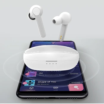 XY-7 Bezdrôtové Bluetooth Slúchadlá V5.0 Touch Ovládania Stereo Slúchadlá HD Hovoriť s Športové Vodotesné Slúchadlá Bluetooth