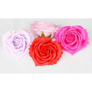 9pcs Priemer 10 cm Lacné Mydlo Srdce tvaru Ruže Hlavy Svadobný Deň svätého Valentína Darček Svadobné Kytice Domova Strane Flower Art