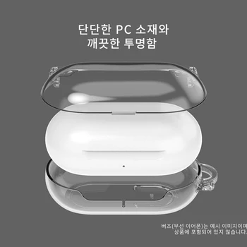 Pre Samsung Galaxy Puky Plus transparentné Slúchadlá Prípade Bezdrôtový Bluetooth Headset Ochranné Ťažké PC Kryt Pre Galaxy Puky Plus