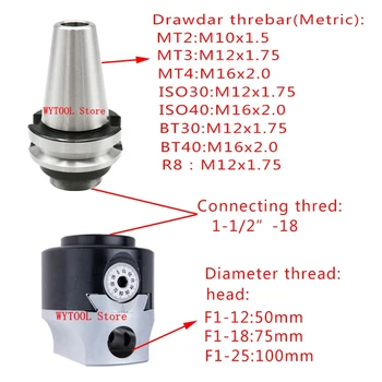 BT30 BT40 NT30 NT40 R8 MT2 MT3 MT4 MT5 C20 F1 Nudné držiaka nástroja Drsné vŕtanie s Vysokou presnosťou držiaka nástroja na 0,005 mm