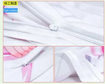 Japonské Anime SAO Sword Art Online Asuna Dakimakura Objímanie Telo Vankúš Prípade, dekoračné obliečky na vankúše Drop shipping