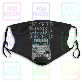 Náčrt 8. Deň Boh Stvoril Rover poľnohospodárskej Pôdy, Off Road Premium Dtg Zábavné Umývateľný Opakovane Maska Anti-PM2.5 Úst Masku Na Tvár