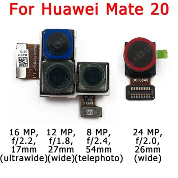 Originálne Predné a Zadné Zadná Kamera Pre Huawei Mate 20 Pro Mate20 20Pro Hlavným Smerom Modul Kamery Flex Výmena Náhradných Dielov