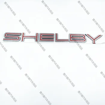 1pcs anglický auto logo SHELBY cobra gril auto samolepky Odznak znak Kmeňa chvost nálepky auto styling pre Mustang GT500 Príslušenstvo