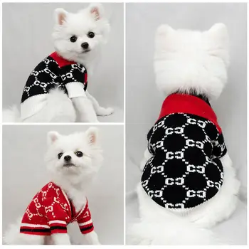Oblečenie pre psy Malých a Stredných Psov Fashion Cardigan Jeseň a Pes Zimné Oblečenie Zimné Oblečenie Pet Mačka Sveter Psa Kostým domáce Zvieratá
