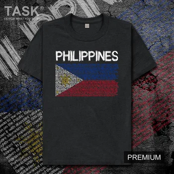 Filipíny Pilipinas PHL mens t tričko nové Vrcholy t-tričko Krátky rukáv šaty mikina národného tímu krajiny letné Móda