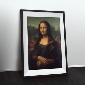 Klasické olejomaľba Leonardo Da Vinci Sa Mona Lisa Smile Plátno Tlačiť Maľovaní Plagátov na Stenu Obrázok pre Obývacia Izba Domova