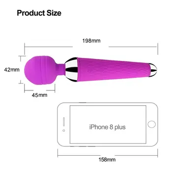 AV Vibrátor Hračky Čarovná Palička G-Spot Silný Sex-Shop Pre Ženy, USB Nabíjanie Dospelých Stimulátor Klitorisu Masér Erotické Produkty