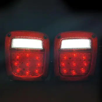 LED zadné Svetlá Zadné Brzdové Zase Zastavenie Chodu Svetlá Pre Jeep Wrangler TJ CJ Wrangler YJ 76-06