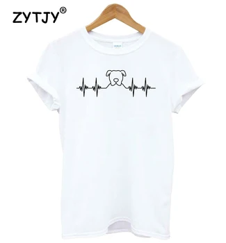 Pitbull Tep Ženy tričko Bavlna Bežné Vtipné tričko Lady Yong Dievča Top Čaj Vyššej Kvality Kvapka Loď S-473