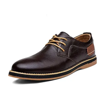 AQ59 Mužov návrhár obuvi Oxford Originálne Kožené Šaty, Topánky Prízvukom Čipky Bytov Muž Bežné Čistenie Obuvi Mokasíny Veľká Veľkosť 39-45