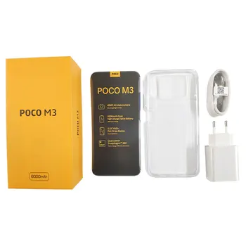 Globálna Verzia POCO M3 s veľkosťou 4 gb, 128 GB Smartphone Snapdragon 662 6.53