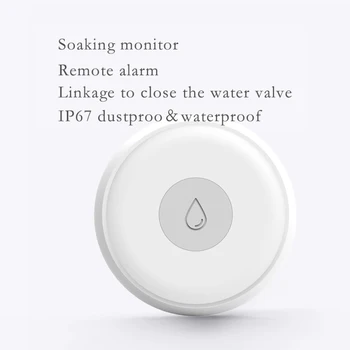 Smart Home Únik Vody Senzor Bezdrôtový Povodne Detektor Úniku Vody, Detekcia Upozornenie Hladina Vody Pretečeniu Alarm Tuya App Contro