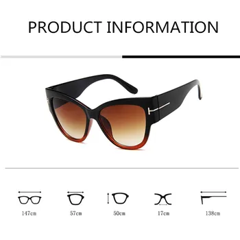 AIMISUV Nový prechod cat eye slnečné okuliare ženy vysoko módne slnečné okuliare Žena dizajnér značky okuliare UV400 Oculos