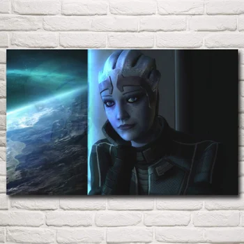 Mass Effect Loď Mraky Hra Plagáty a Tlačí na Steny Umenie Hodváb Maľovanie Spálňa Obrázky Obývacia Izba Moderné Domáce Dekorácie