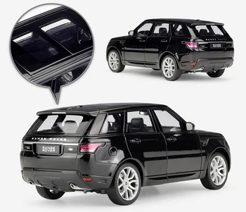 Well Diecast Model Auta 1:24 Mierka Hračka Auto Land Rover Range Rover Sport SUV Kovové Zliatiny, autíčka Pre Deti Darček Kolekcie