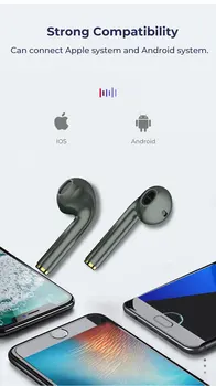 Tws J18 Auriculares Bluetooth5.0 Bezdrôtové Slúchadlá Športové Slúchadlá Pre Android iOS Smartphone Touch Ovládania