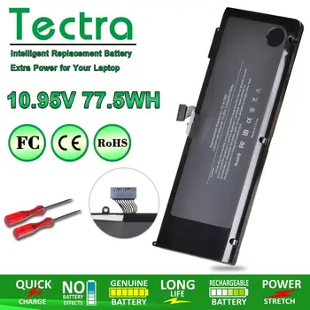 Tectra 77.5 wh 10.95 V A1382 A1286 Batéria pre MacBook Pro 15 palcov Začiatku roku 2011 Koncom roka 2011 Polovice 2012 MC721LL/A MC723LL