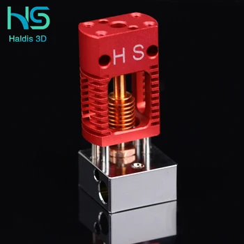 Červená lizard Radiátor Ultra-precízny 3D tlačiarne vytlácacie lisy sú kompatibilné s V6 Hotend a CR10 vzdať sa 3 Hotend adaptéry