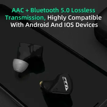 CCA CX10 10BA 5.0 Bluetooth Slúchadlá TWS Odtlačkov prstov Touch Slúchadlá HiFI Stereo In-ear Slúchadlá Bezdrôtové Slúchadlá pre Šport