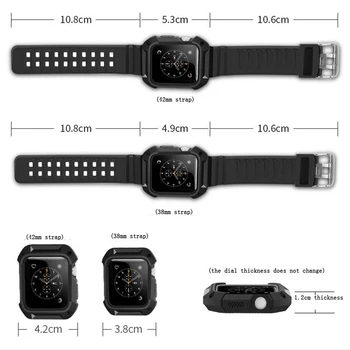 Silikónové puzdro+pútko pre apple hodinky 4 5 kapela 44 mm 40 mm iwatch pulseira 42mm 38mm 5/4/3/2/1 gumy wristbelt watchband&kryt